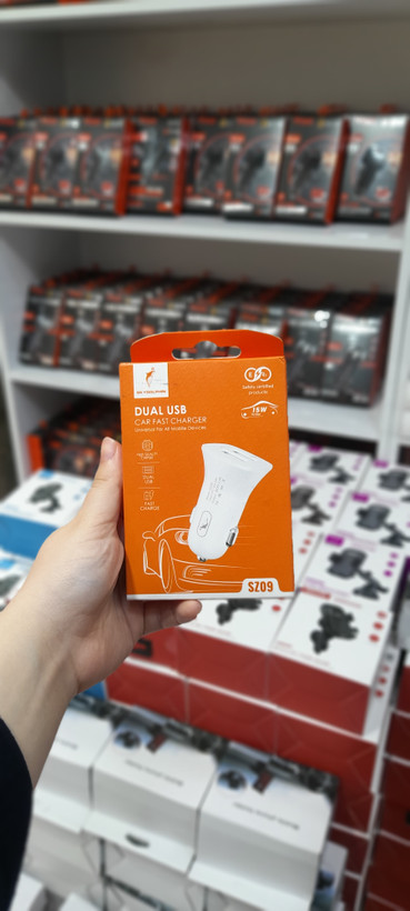 فندکی ماشین برند dual usb مدل sz09