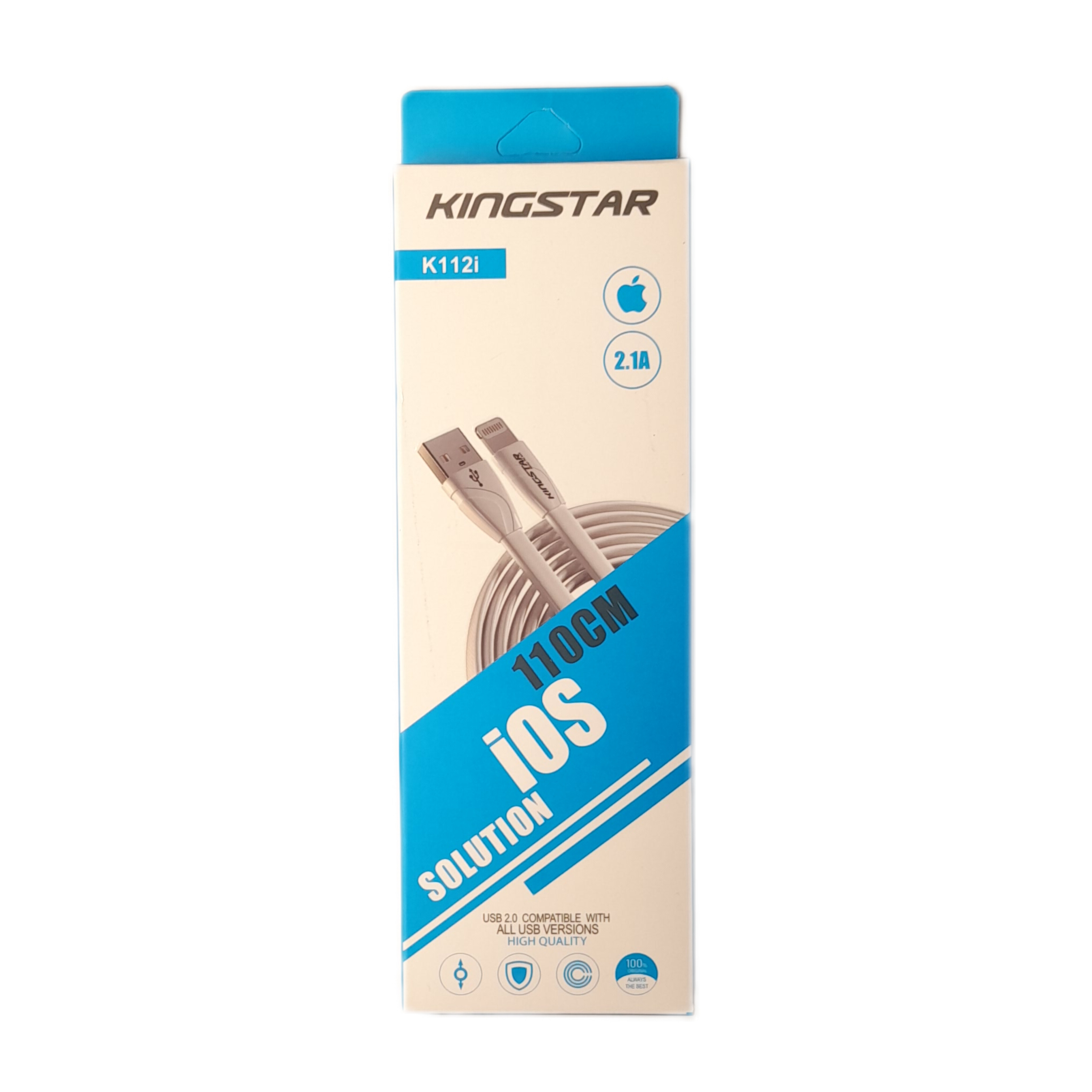 کابل شارژ آیفونی فست شارژ کینگ استار مدل K112i