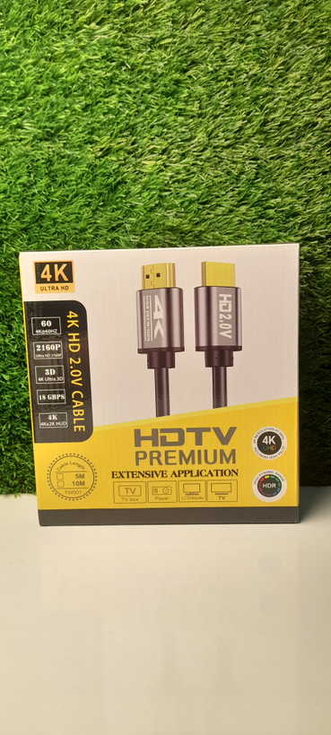 کابل 5 متری جعبه زرد hdmi 4k